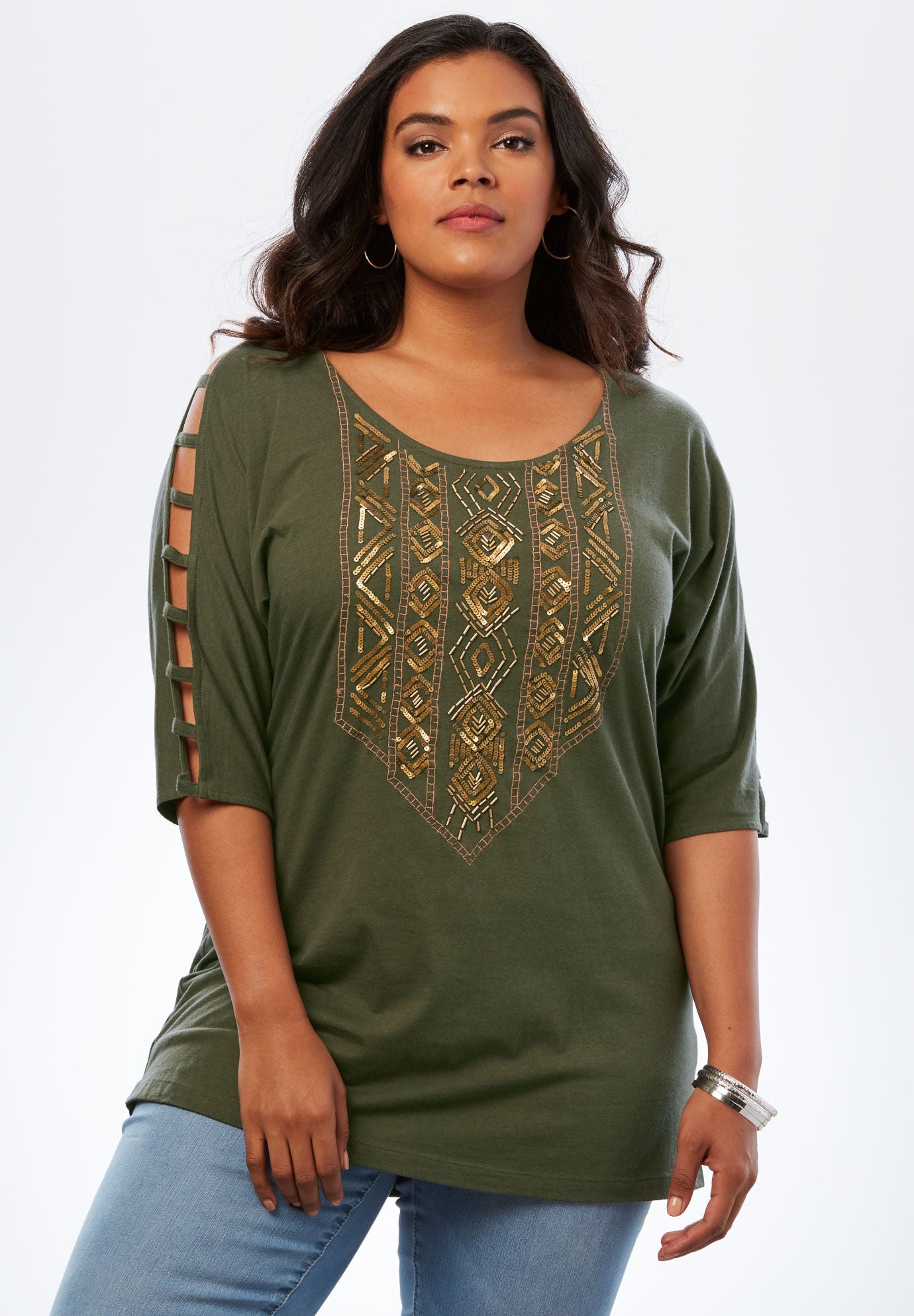 womens plus size tops roamans plus size thermal shirts