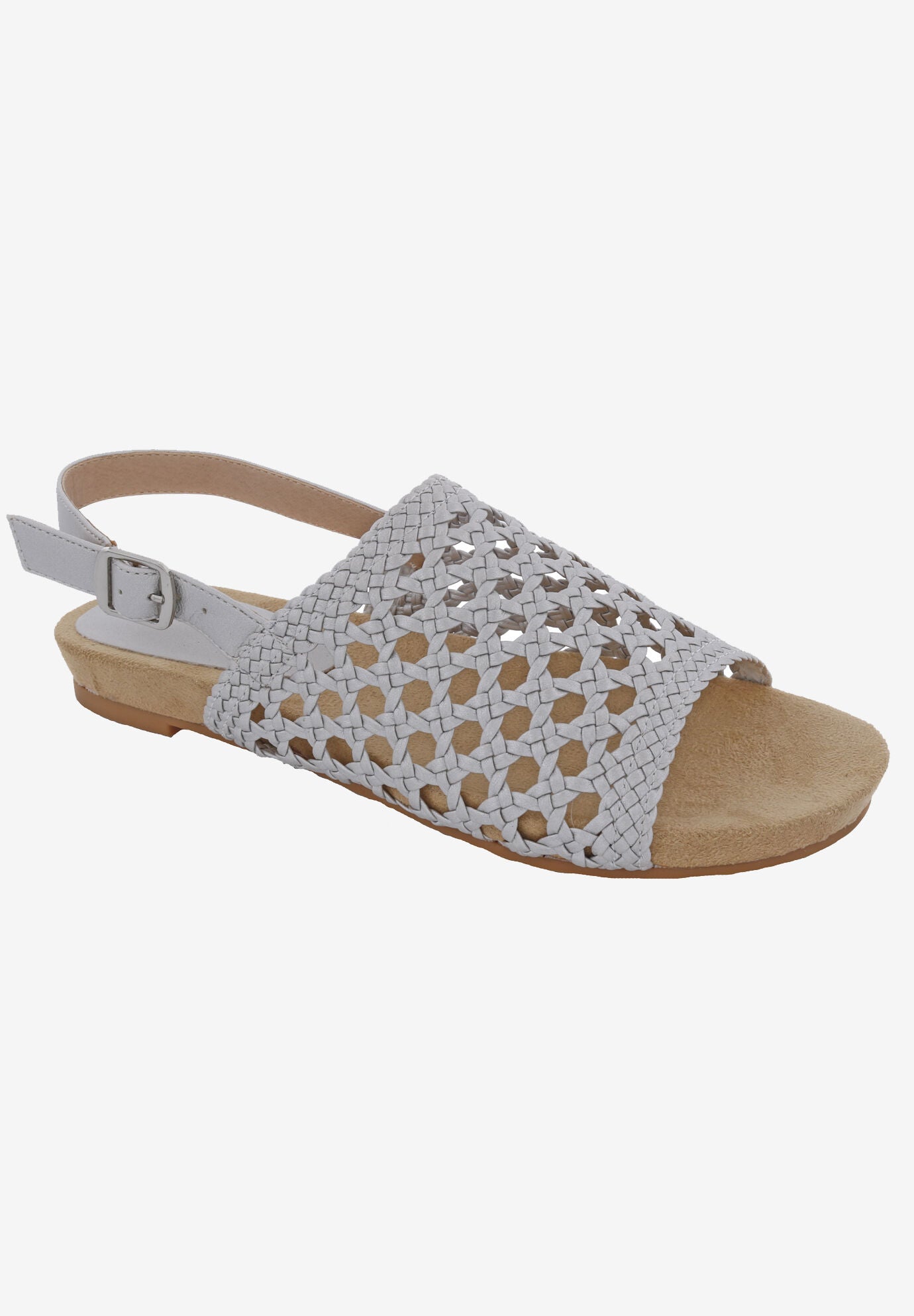 Newable Sandal, SILVER WOVEN, hi-res image number 0