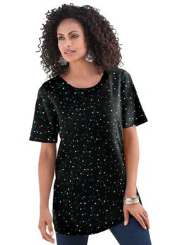 Plus Size Cotton Ultimate Crewneck Tee
