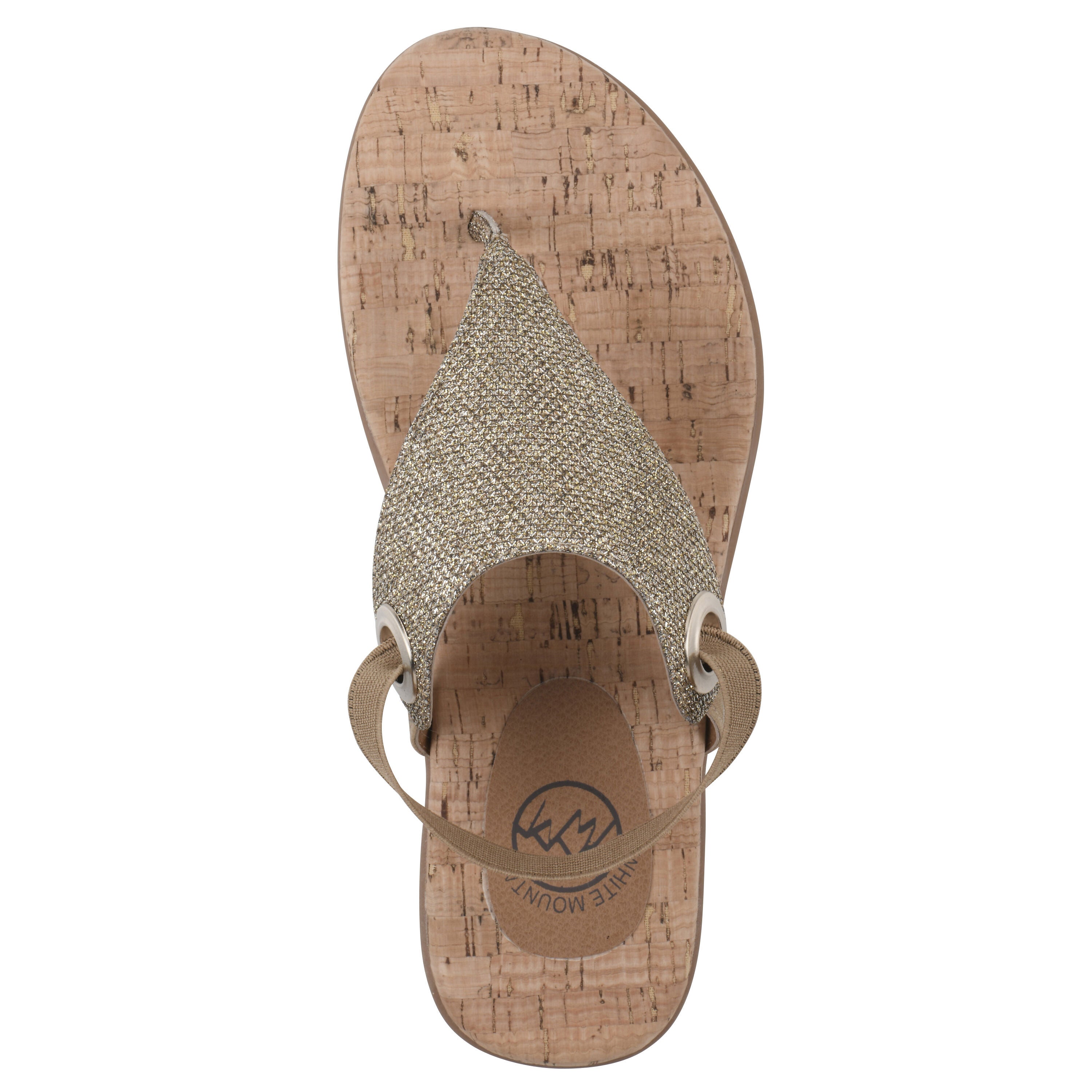 Lifeway Sling back sandal, LIGHT GOLD GLITTER, alternate image number 4