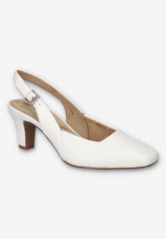 Ritsa Square Toe Slingback Pump