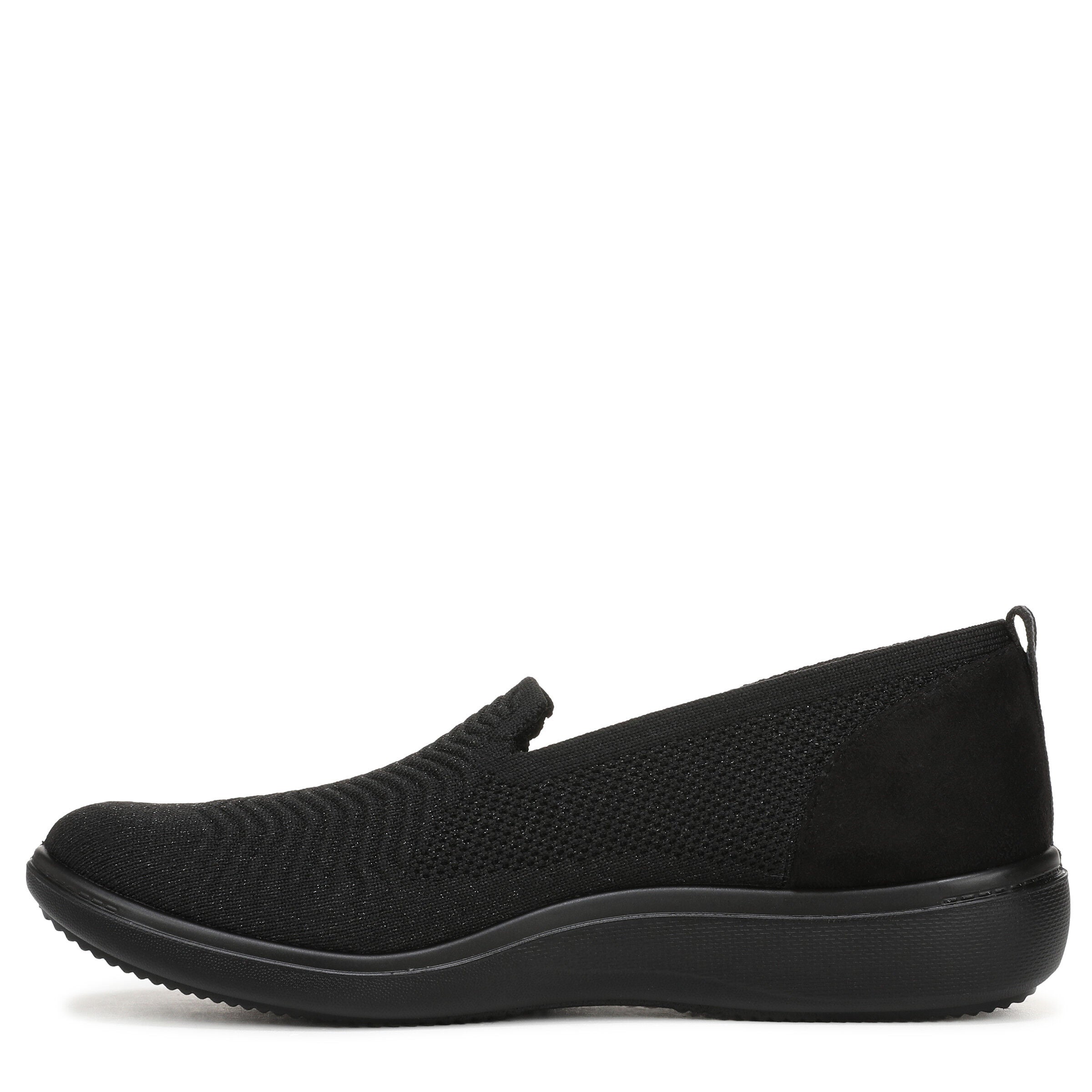 Boulevard Knit Slip-On Flat, BLACK, alternate image number 5