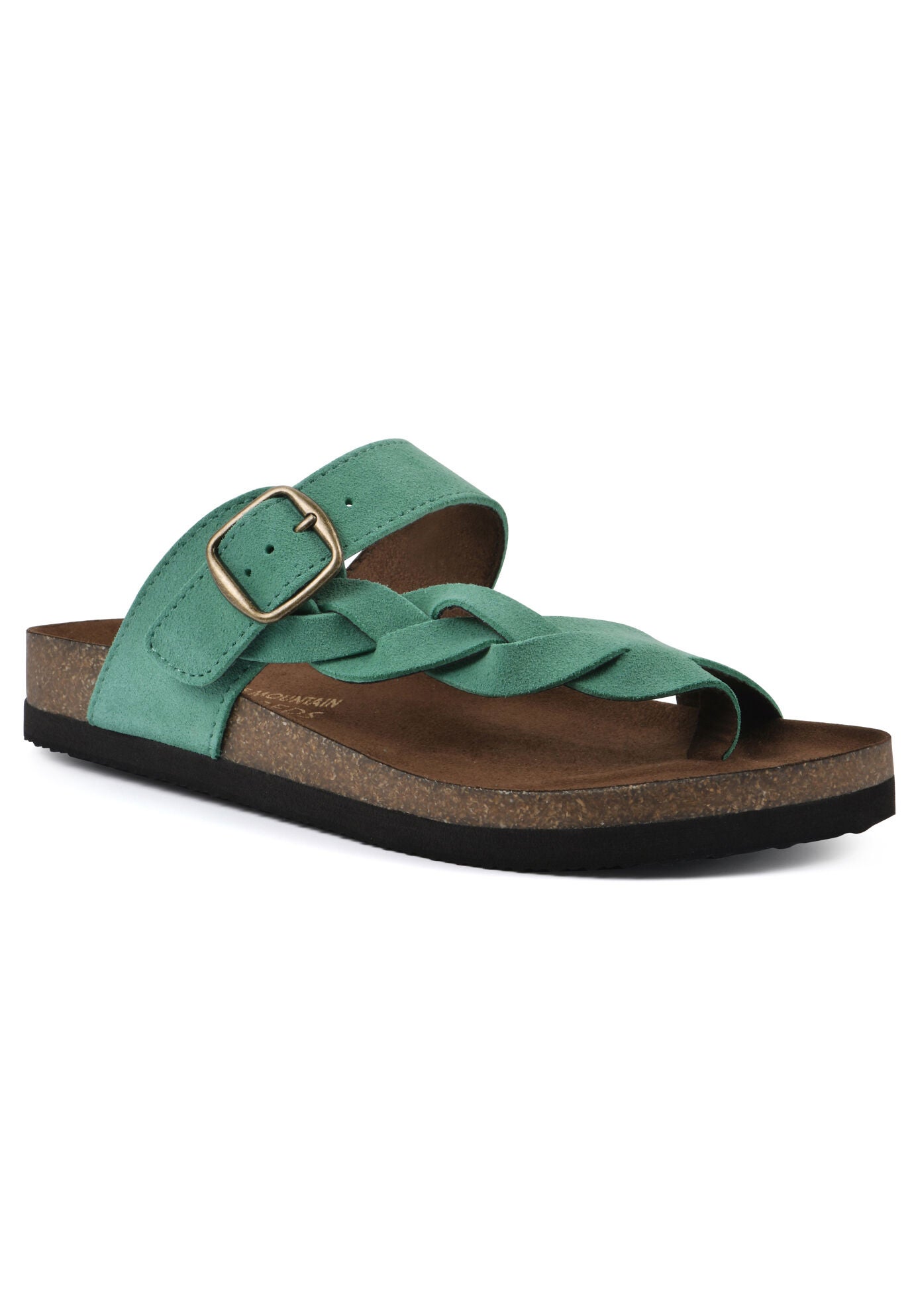 Crawford Sandal, GREEN SUEDE, hi-res image number 0