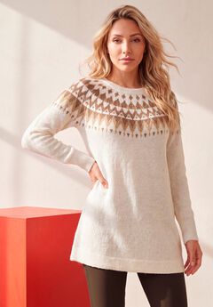Fair Isle Pullover Sweater