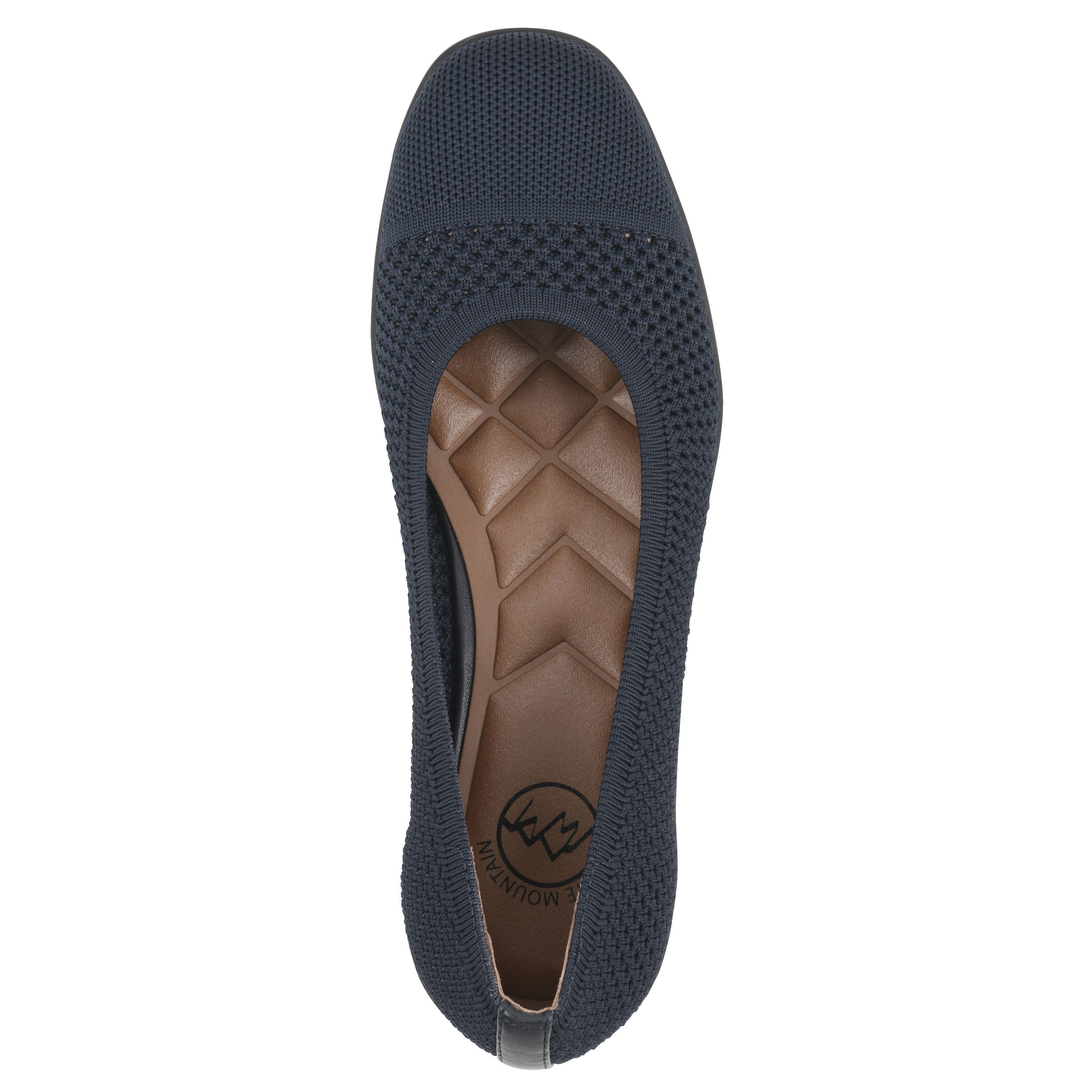 Florian Ballet Flat, NAVY FABRIC, alternate image number 4