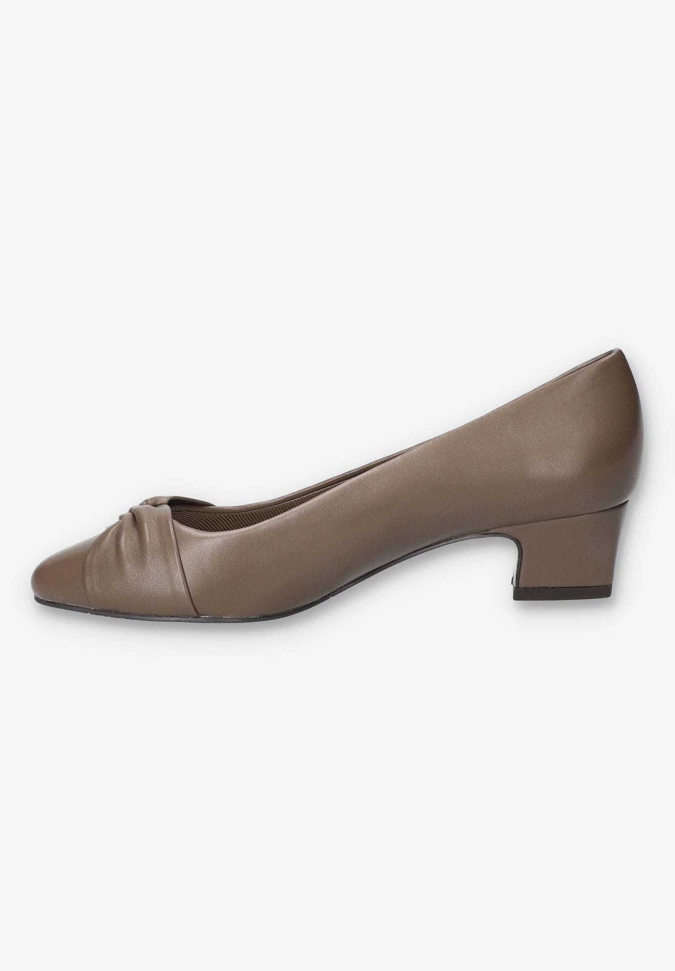 Lyanna Block Heel Pump, TAUPE, alternate image number 4