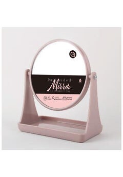 Dual Sided Mirror With Accessory Tray Stand • 360° Rotation • 5X/ 1X Magnification
