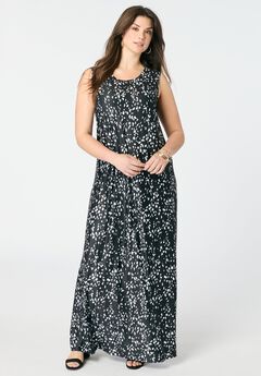 Ultrasmooth® Fabric Sleeveless Maxi Dress
