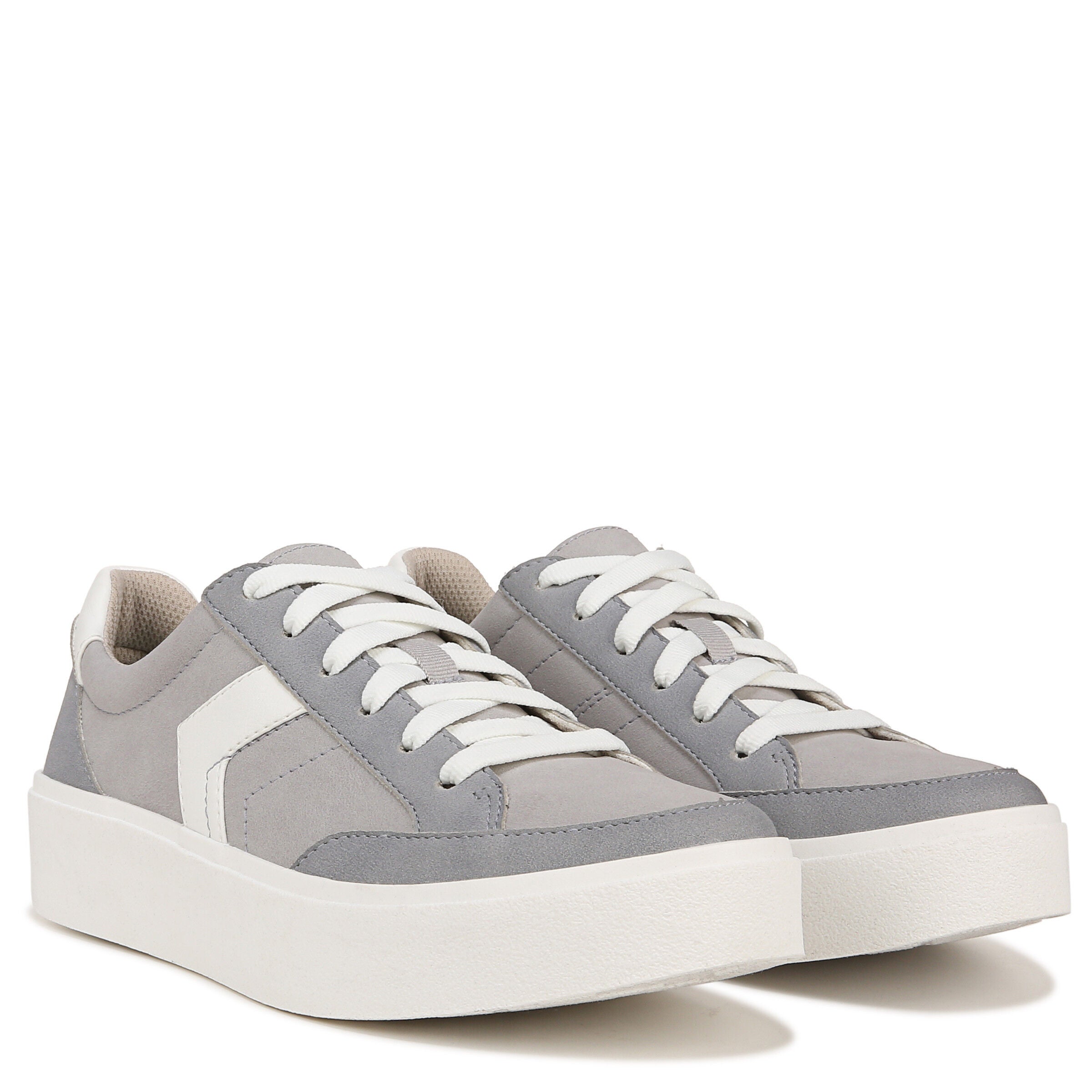 Madison Lace Sneaker, GREY, alternate image number 2