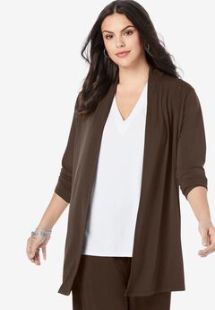 Ultrasmooth® Fabric Long Sleeve Cardigan
