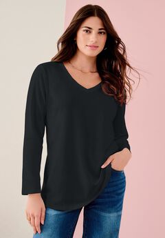 Ultimate Long Sleeve V Neck Tee