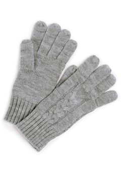 Cable-Knit Gloves