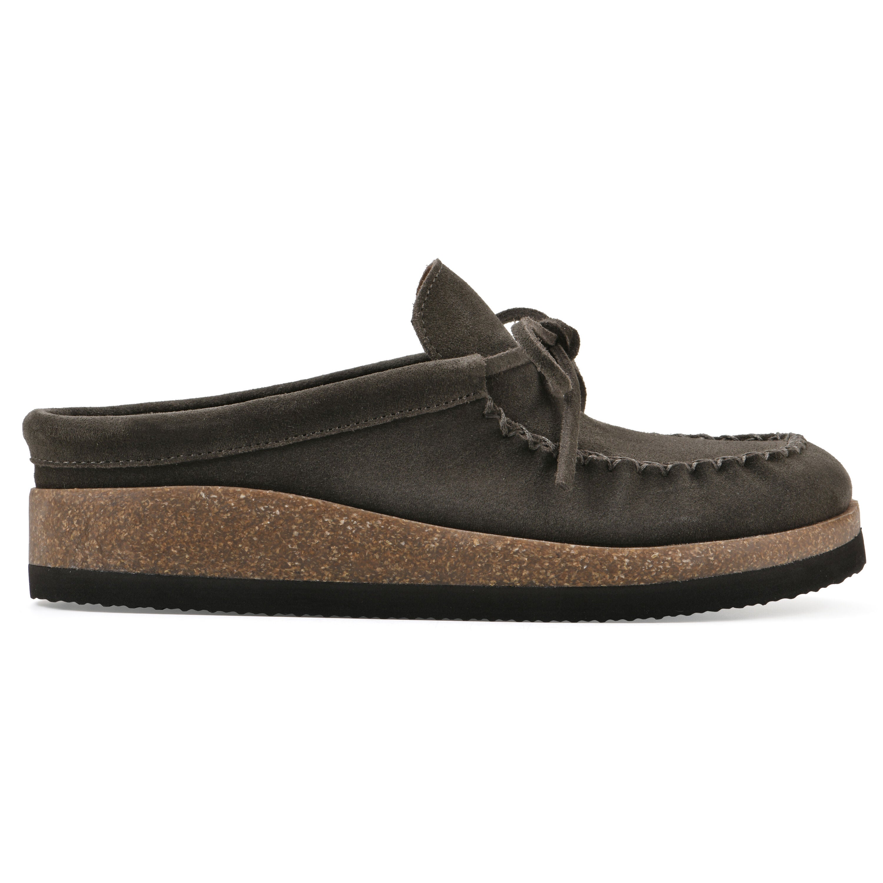 Bayhead Footbeds Clog, ARMY SUEDE, alternate image number 2