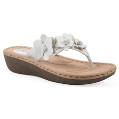 Cassilia Floral Mini Wedge Sandal