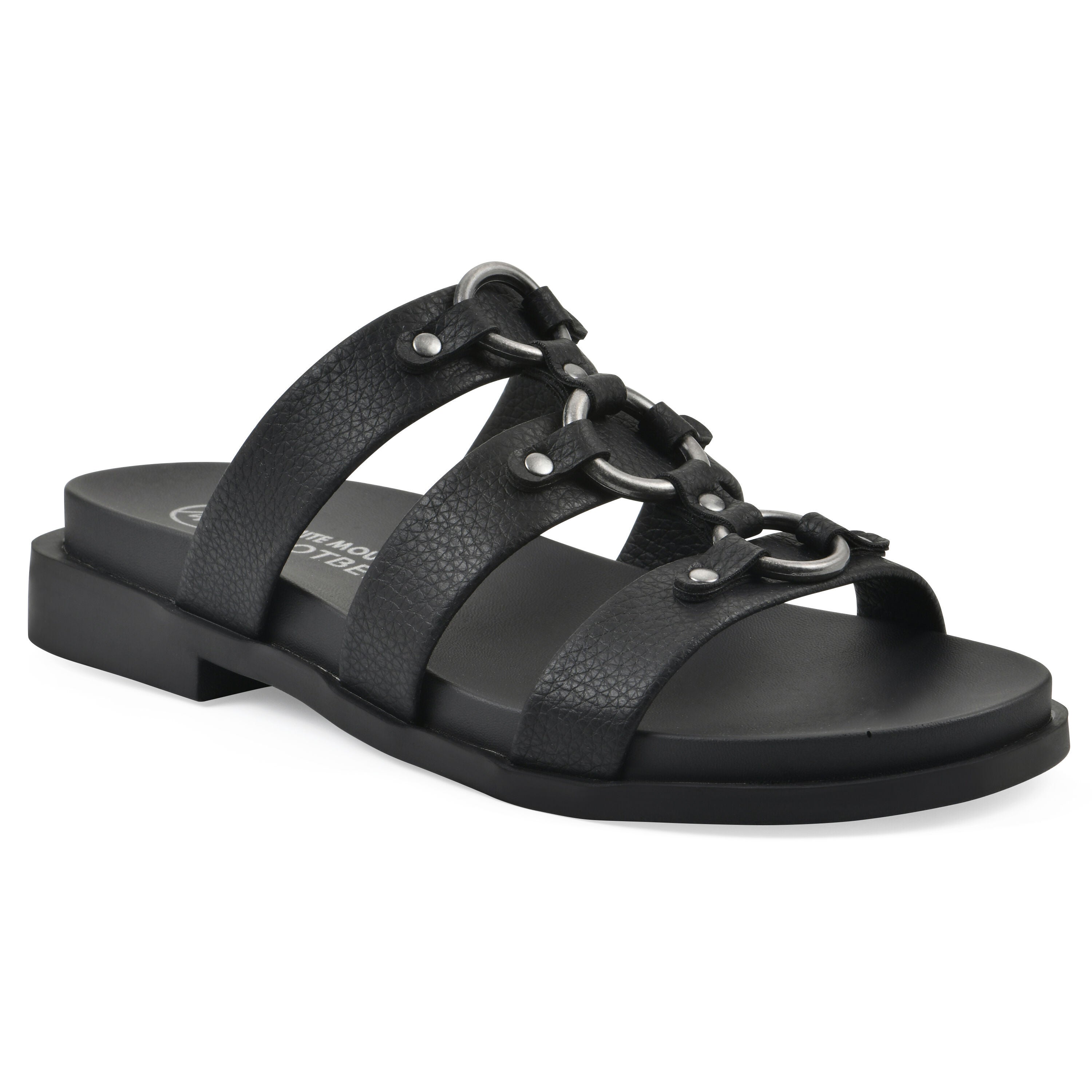 Koala Slip On Sandal, BLACK SMOOTH, hi-res image number 0
