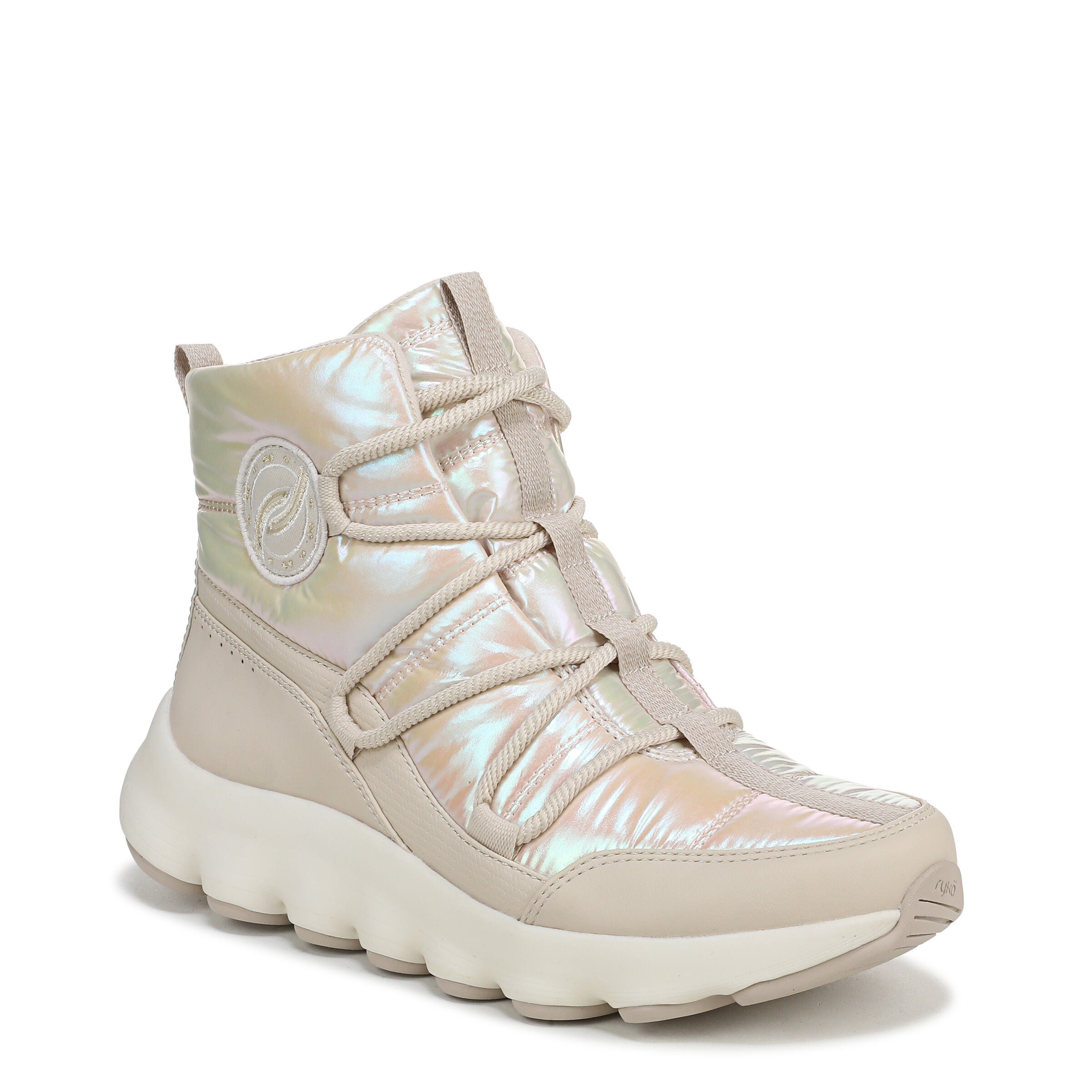 Podflow Lace Up Boot, WHITCAP BEIGE IRIDE, hi-res image number 0
