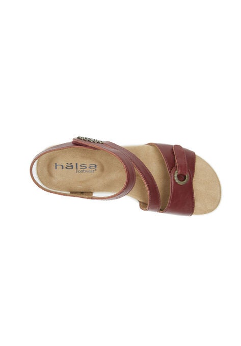 Cindy Ankle Strap Wedge Sandal, , alternate image number null