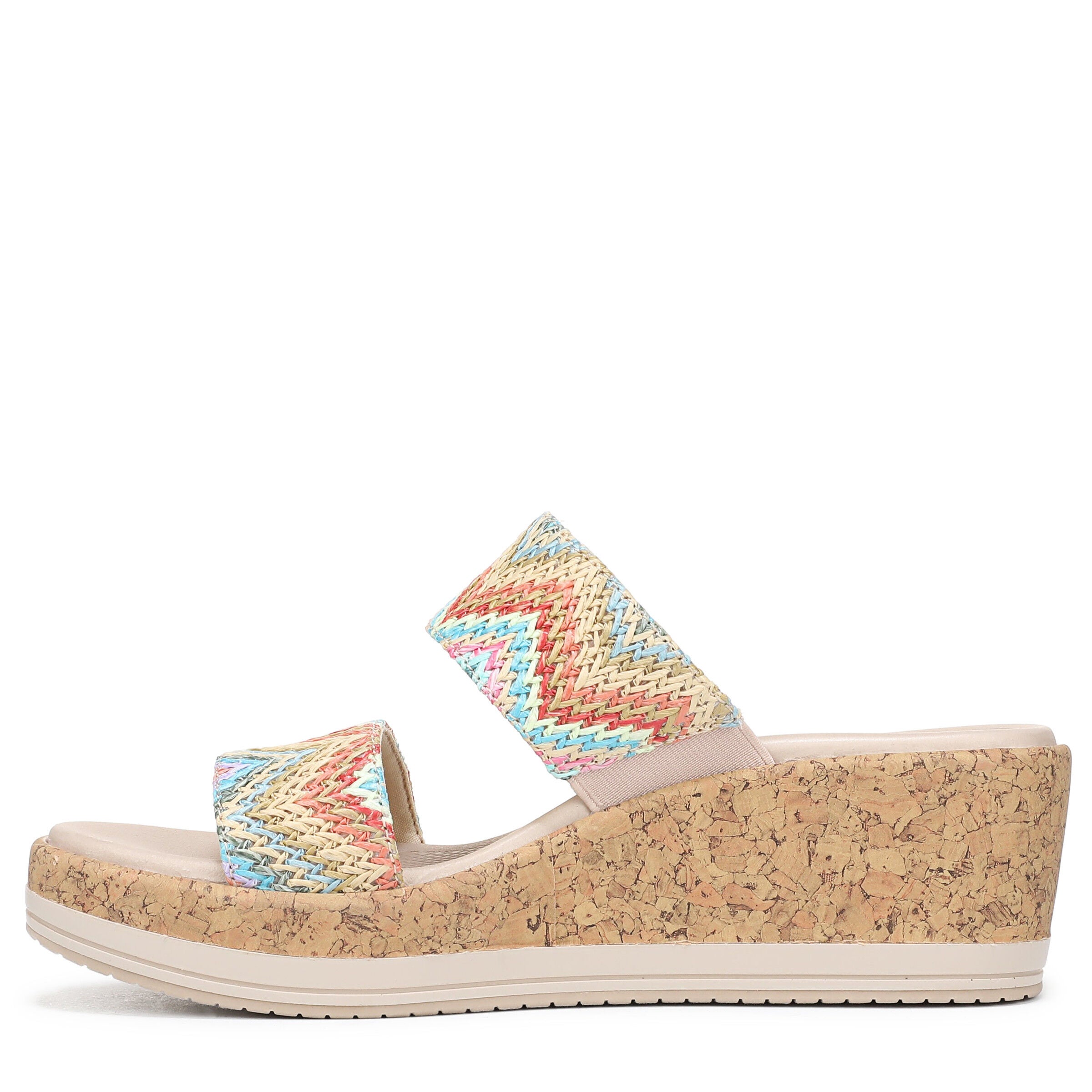 Resort Wedge Sandal, BLUE MULTI, alternate image number 5