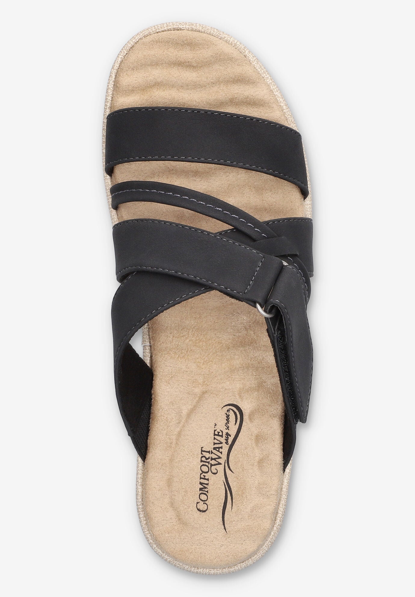 Paola Comfort Platform Sandal, BLACK, alternate image number 6