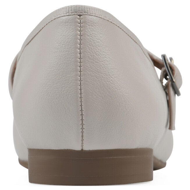 Boch Mary Jane Flat, EGGSHELL SMOOTH, on-hover image number 1