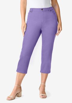 Plus Size 24/7 Stretch Capri Jean