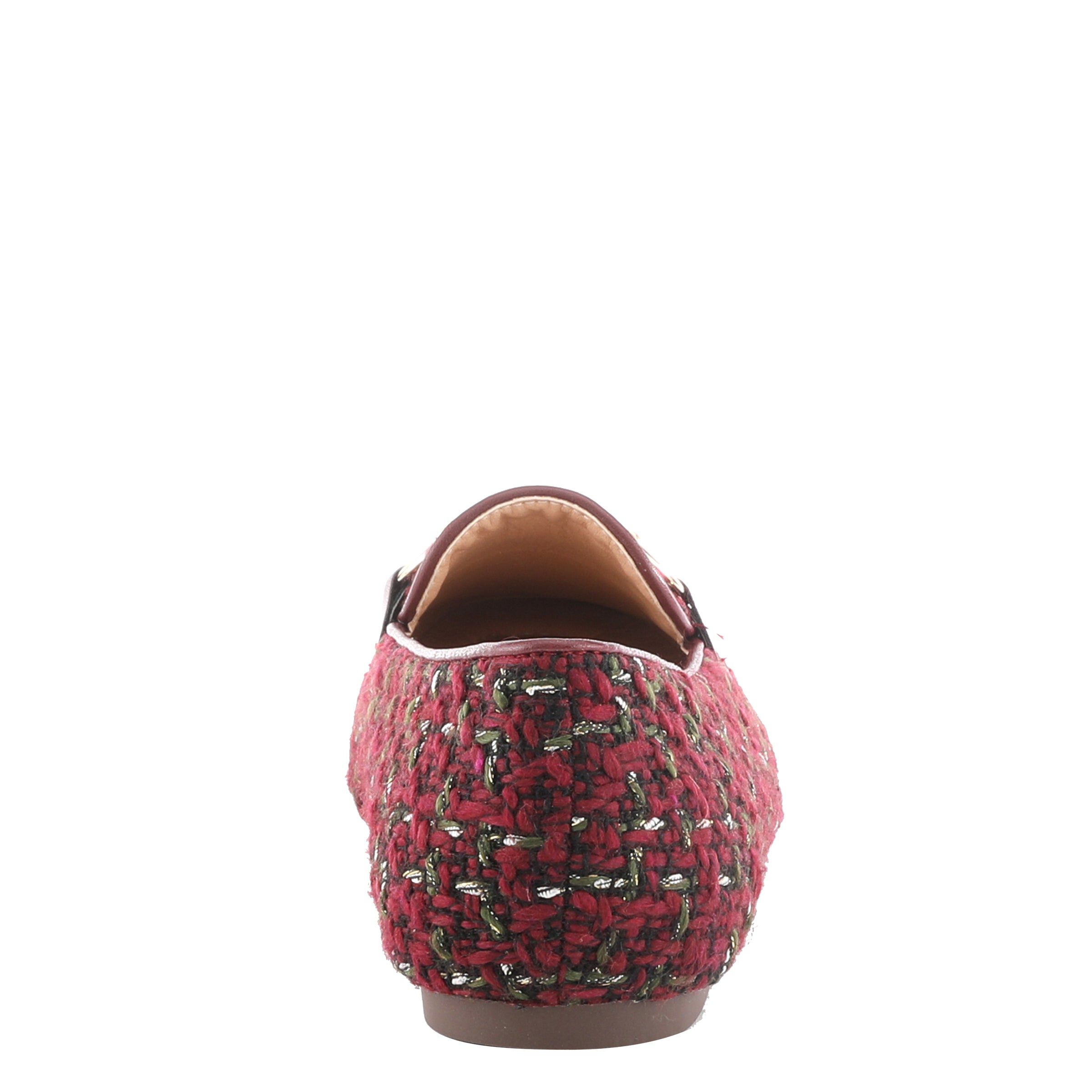 Knitknot Ballet Flat Shoe, BORDEAUX MULTI, alternate image number 4