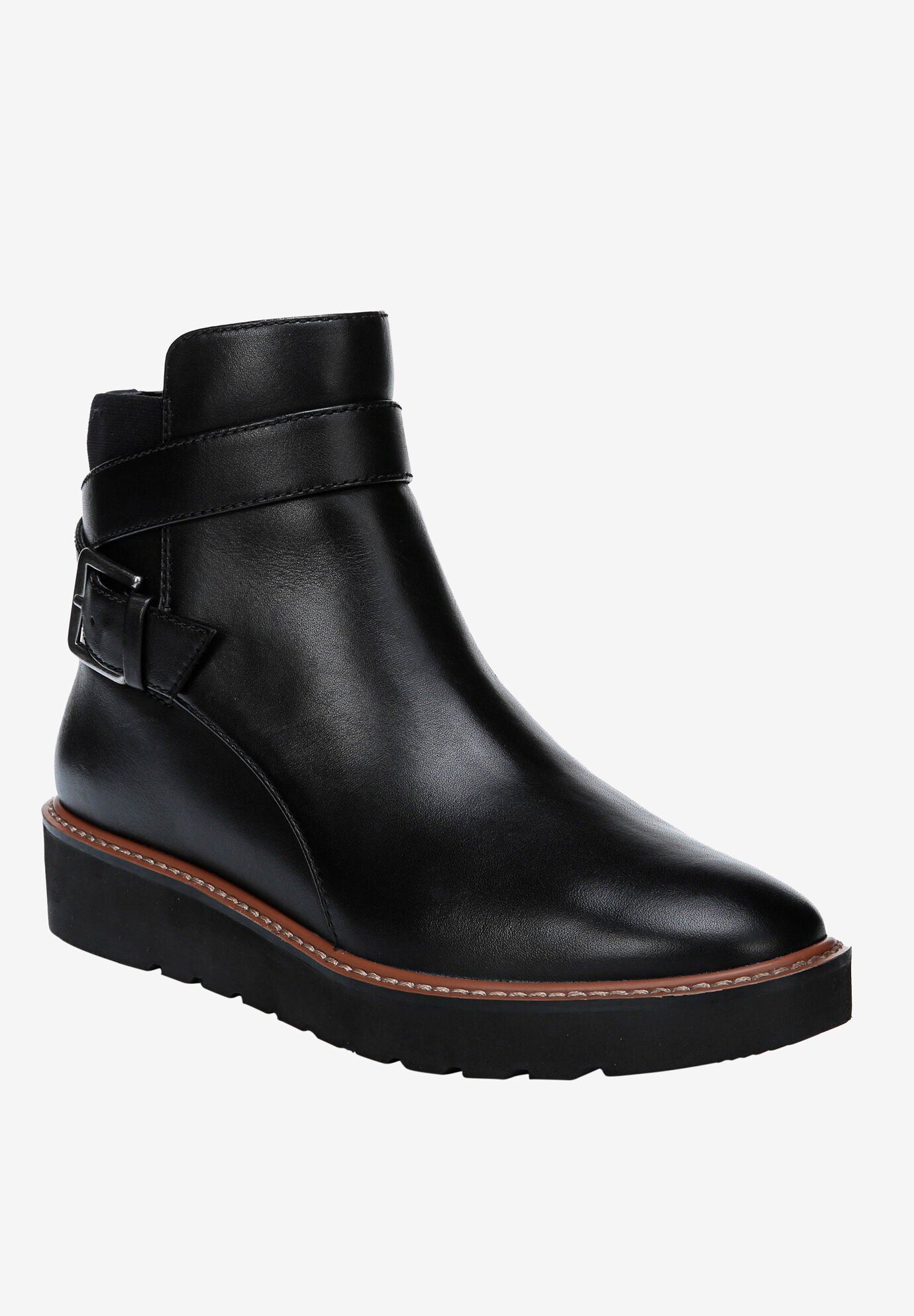 Aster Bootie , BLACK LEATHER, hi-res image number 0