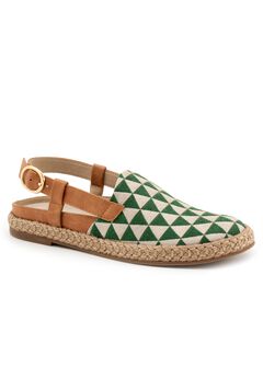Paisley Sling Back Flats