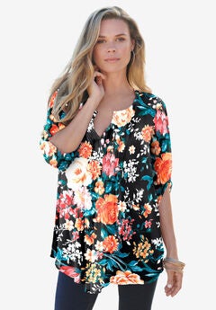 Tara Pleated Big Shirt