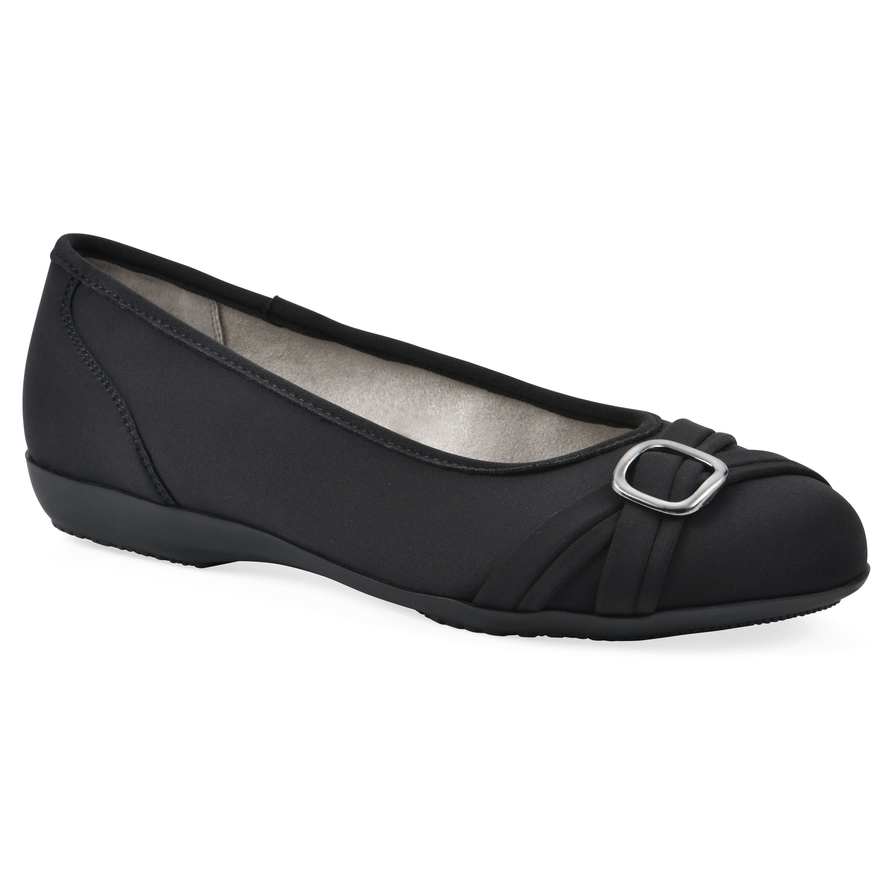 Calming Ballet Flat, BLACK NYLON, hi-res image number 0