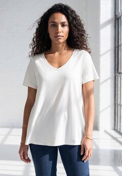 Plus Size Ultimate Short Sleeve Swing Tee