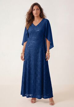 Plus Size Royal Blue Dresses