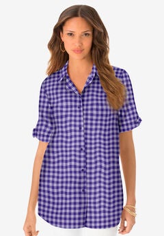French Check Big Shirt