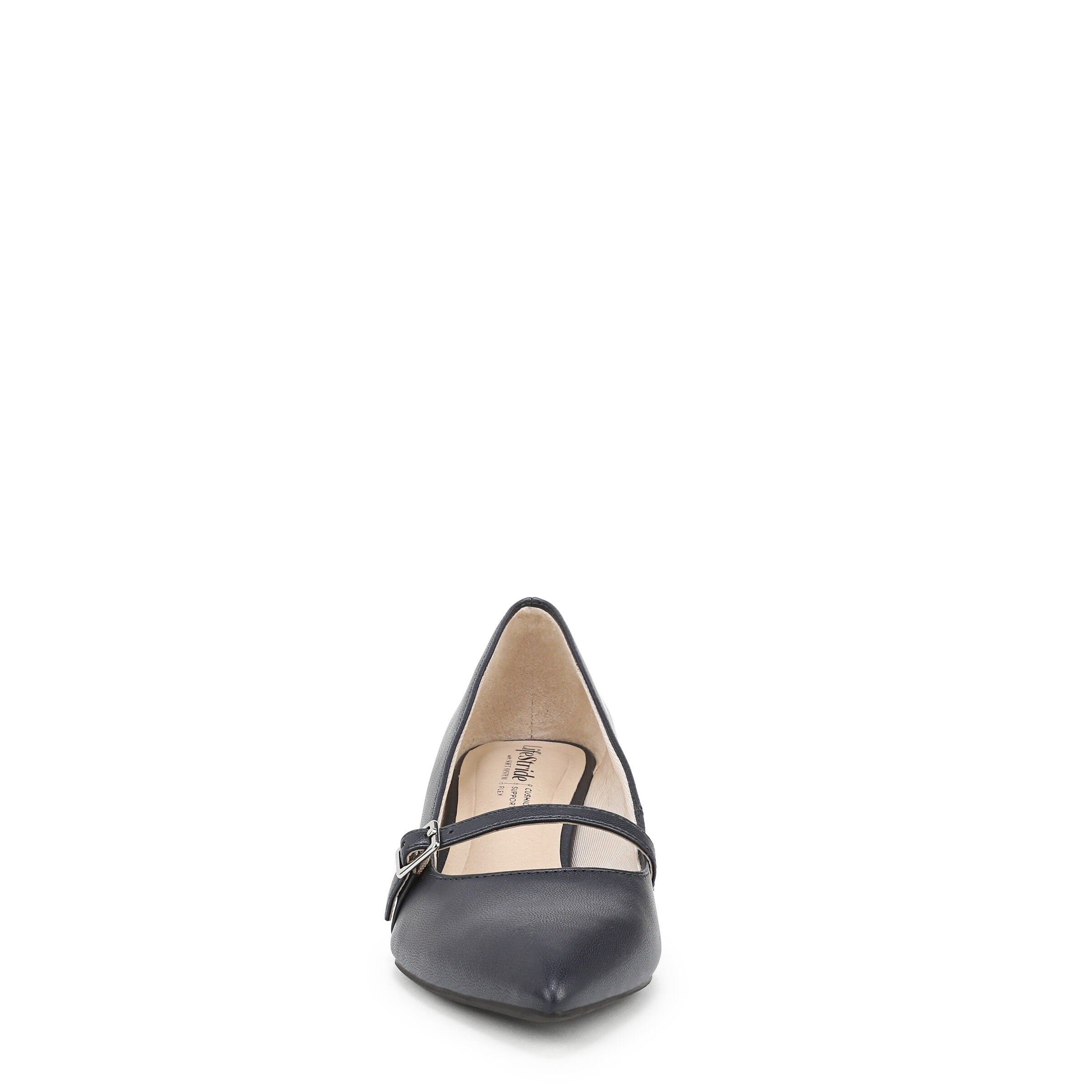 Madelyn Heel, LUX NAVY LEATHER, alternate image number 4