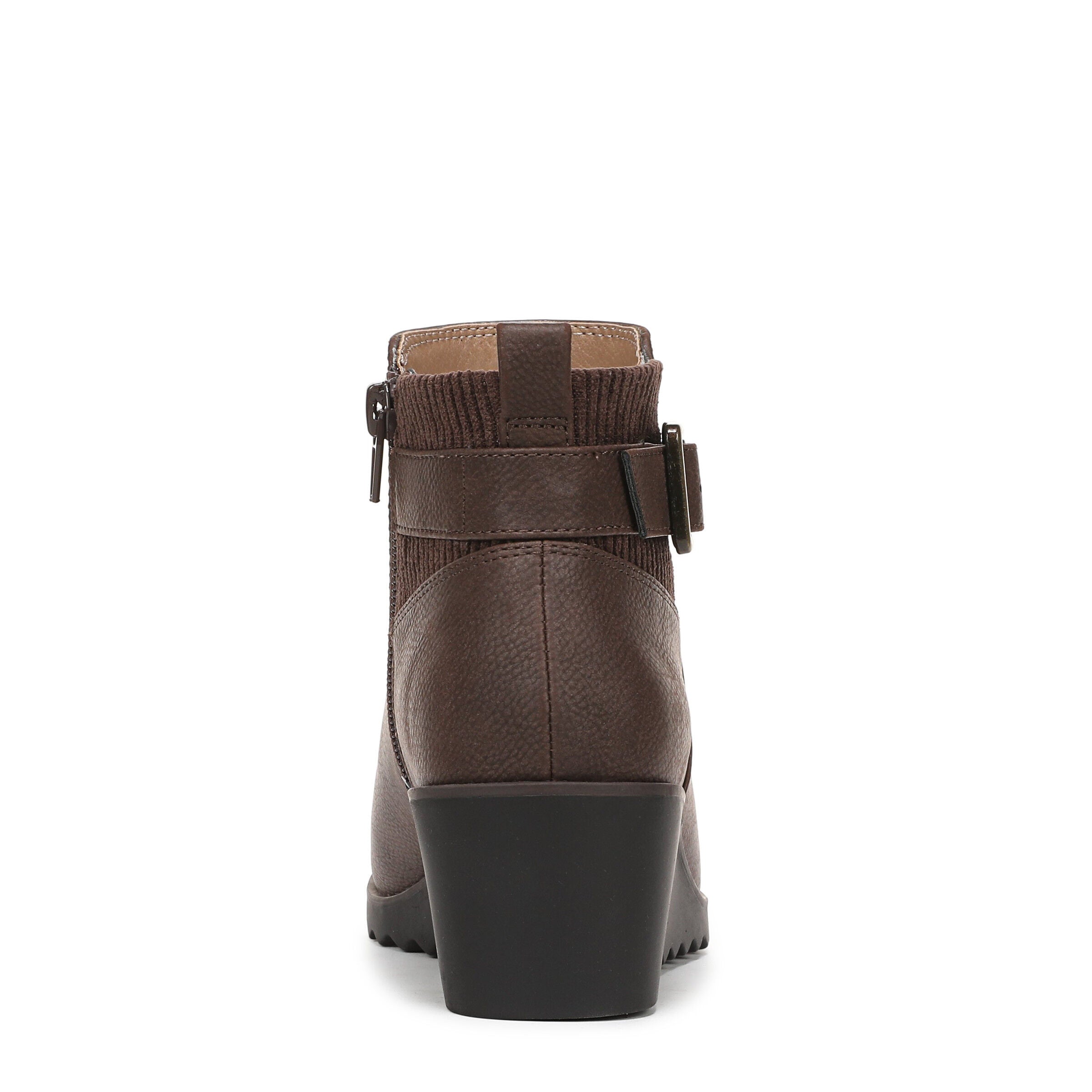 Zayne Ankle Bootie, DARK BROWN, on-hover image number 1