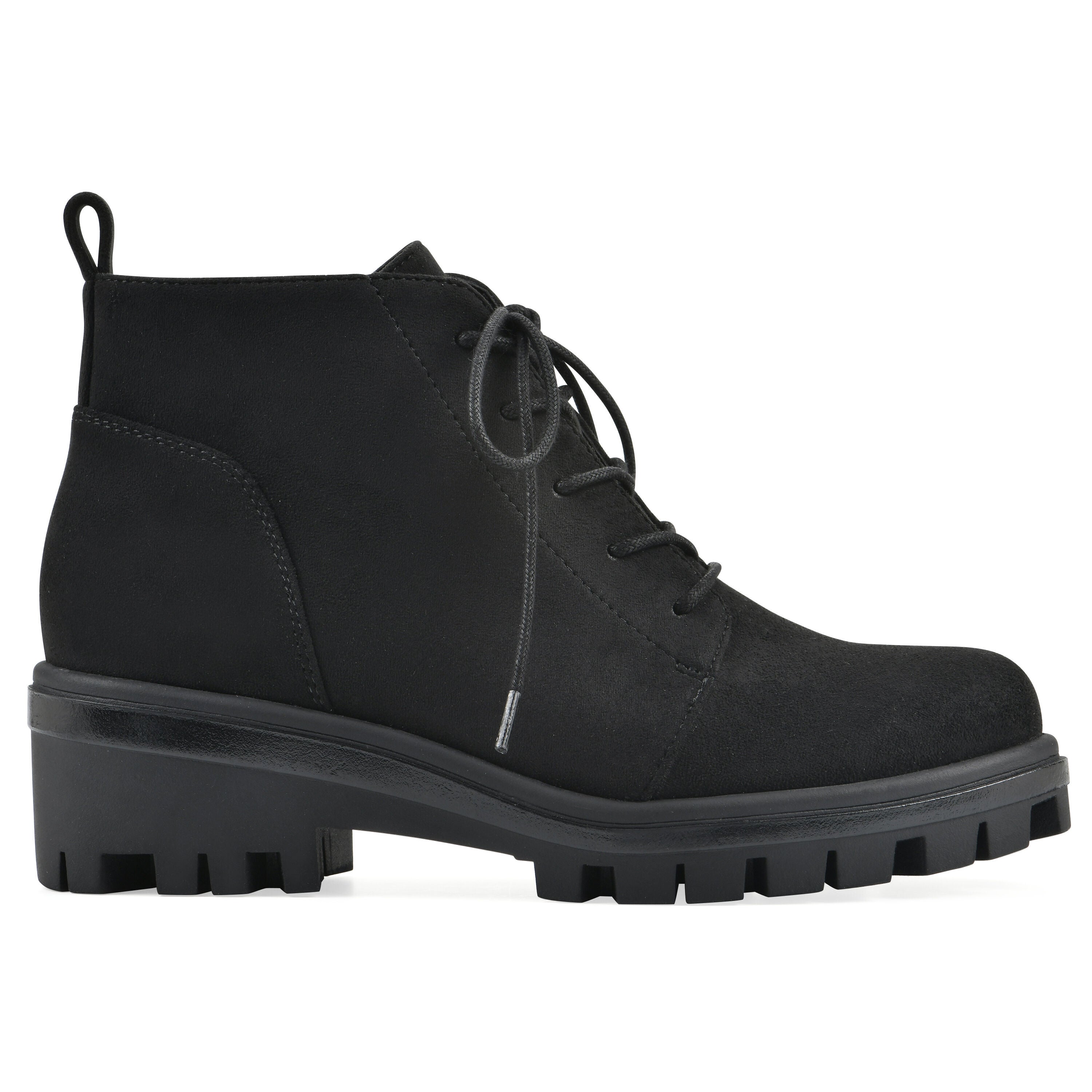 Tariq Lug Sole Lace-Up Bootie, BLACK, alternate image number 2