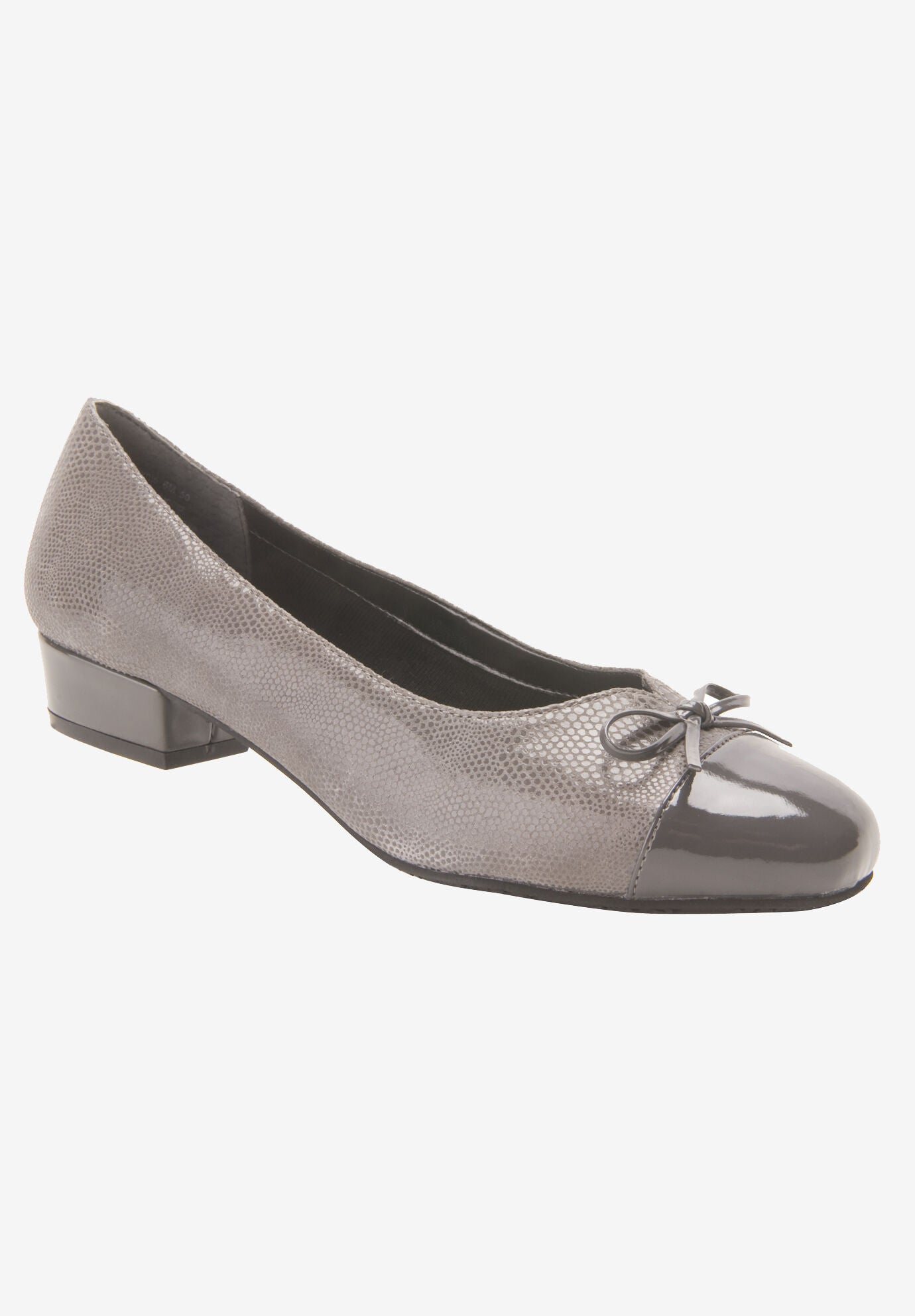 Tawnie Kitten Heel Pump, GREY PRINT, hi-res image number 0