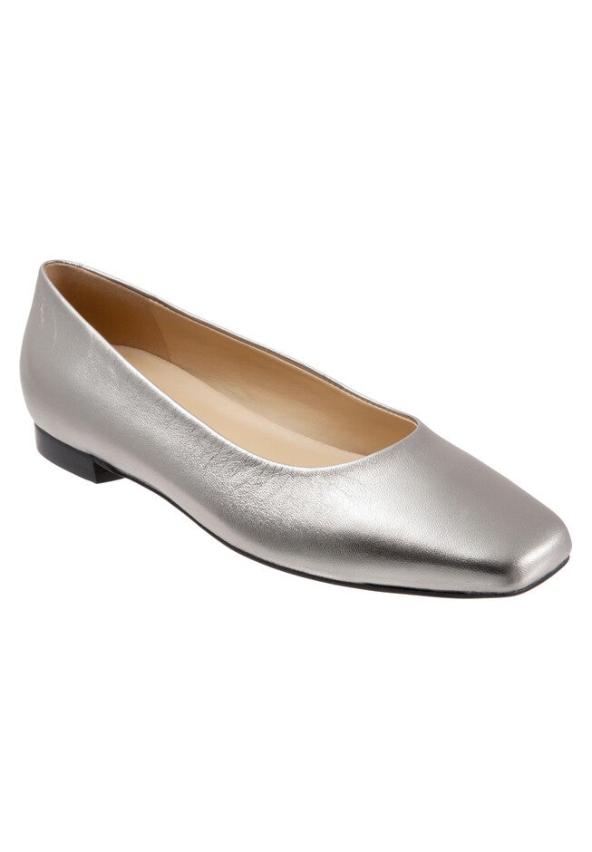 Honor Slip On Flat, PEWTER, hi-res image number 0