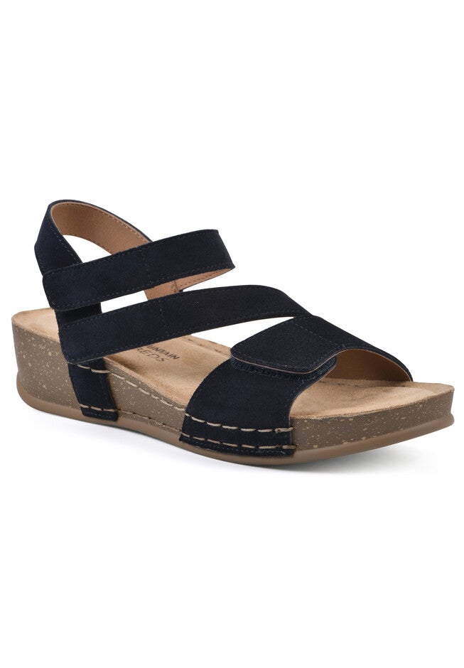 Fern Sandal, NAVY SUEDE, hi-res image number null