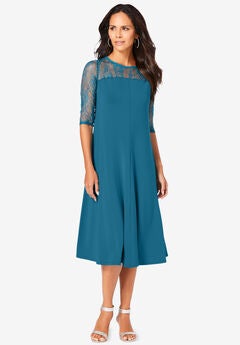 Plus Size Lace Cocktail Dresses