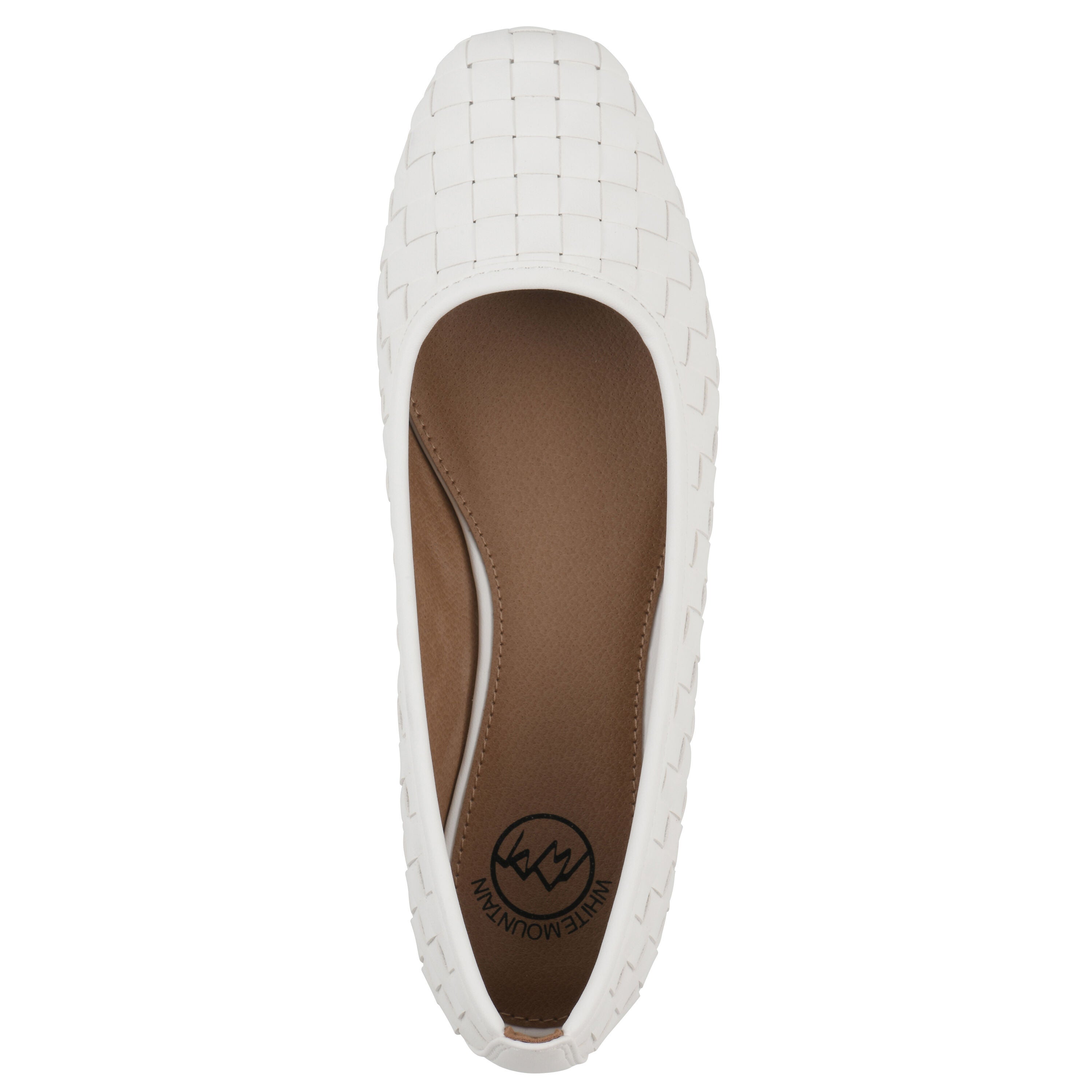 Boccie Ballet Flat, WHITE SMOOTH, alternate image number 4
