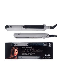 Dual Value Pack Hair Straightener Includes Travel Hair Strightener