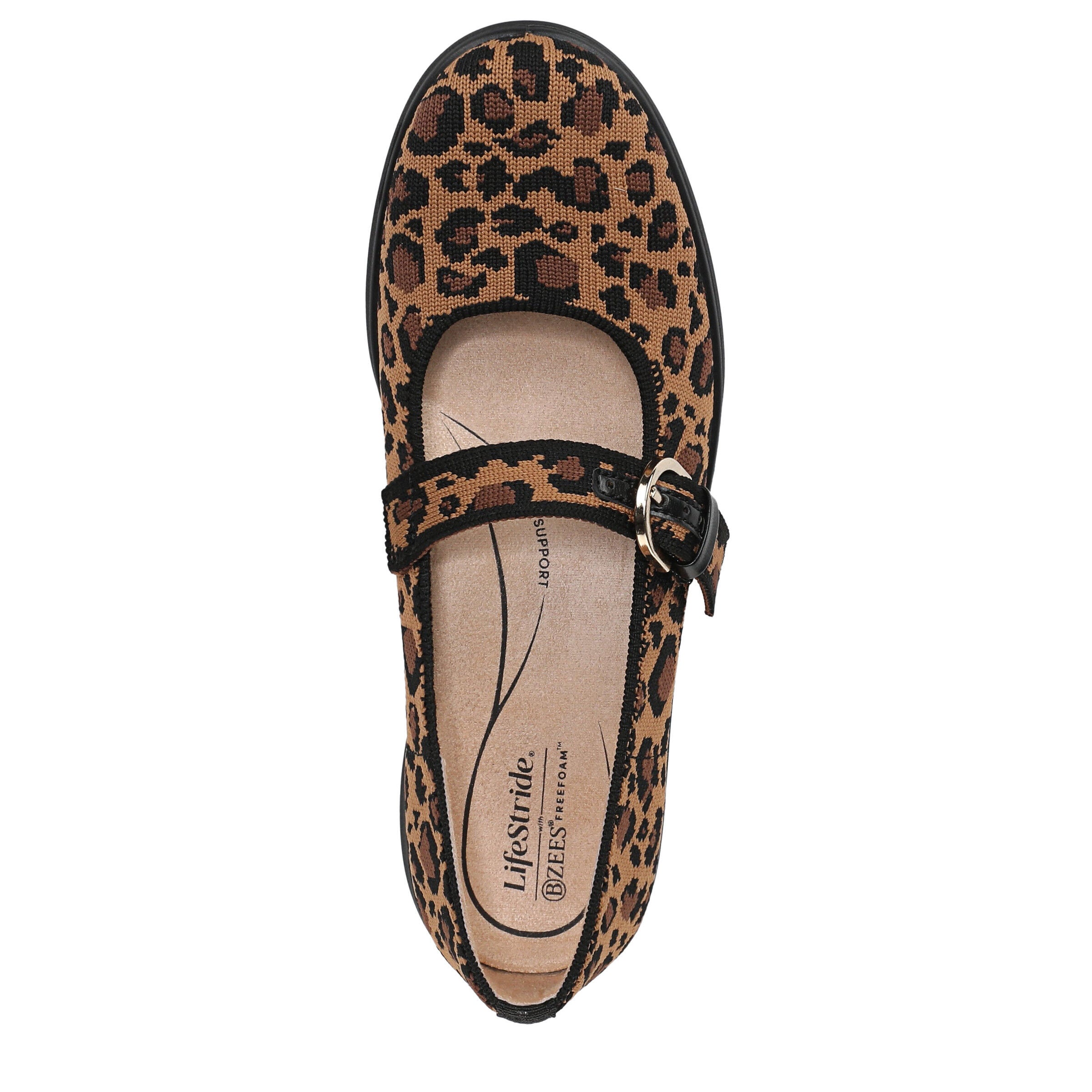 Nuevo Mary Jane Flat, BLACK LEOPARD, alternate image number 12