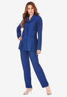 Ten-Button Pantsuit, EVENING BLUE, hi-res image number null