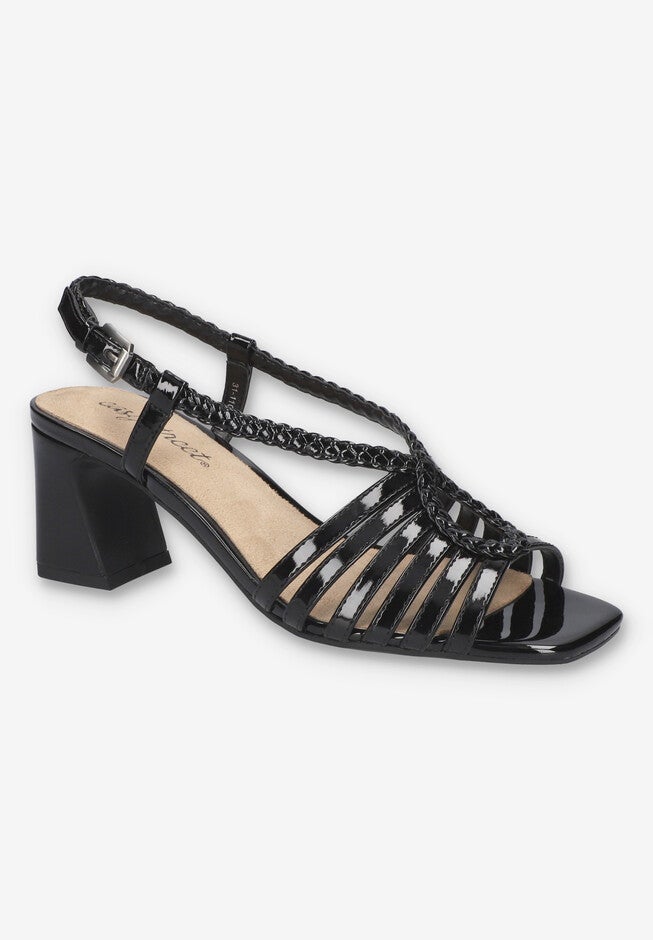 Topaz Slingback, BLACK PATENT, hi-res image number 0