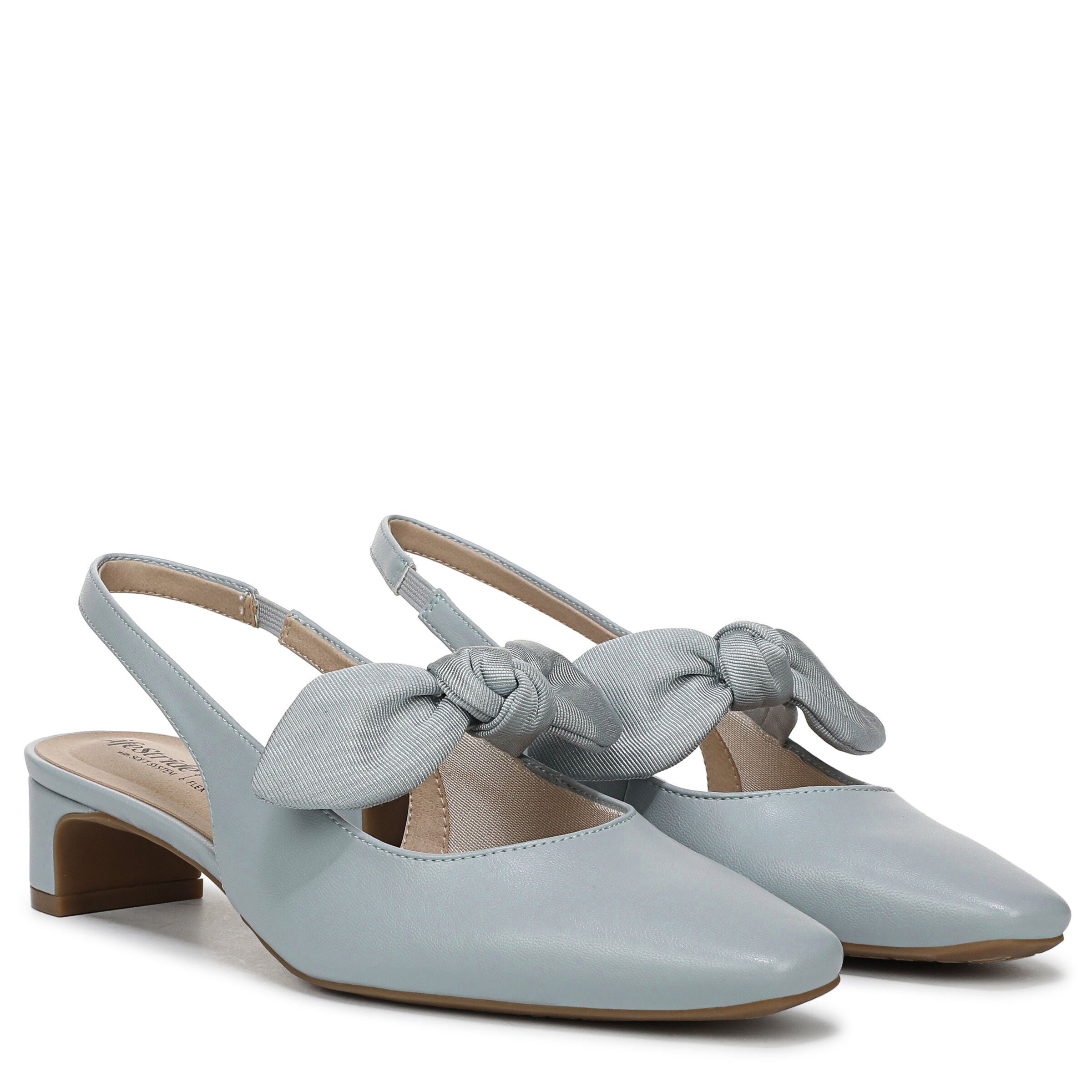 Lucia Slingback Pump, PEARL BLUE, alternate image number 2