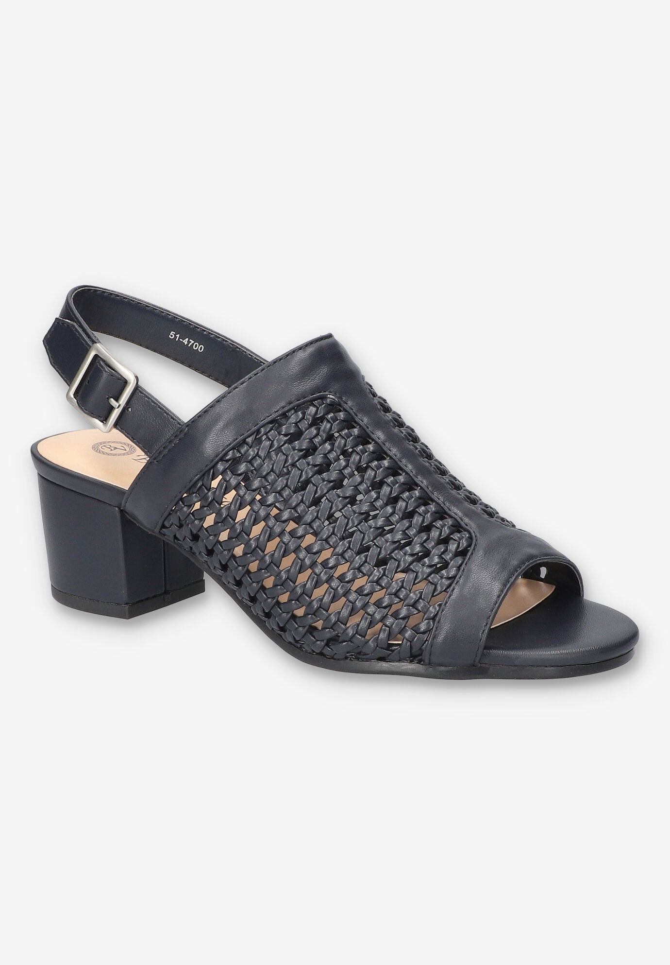 Adley Block Heel Sandals, NAVY, hi-res image number 0