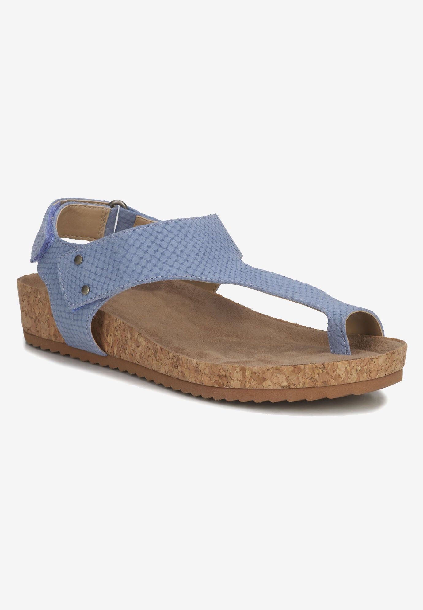 Preston Sling Back Sandal, DENIM SNAKE LEATHER, hi-res image number 0