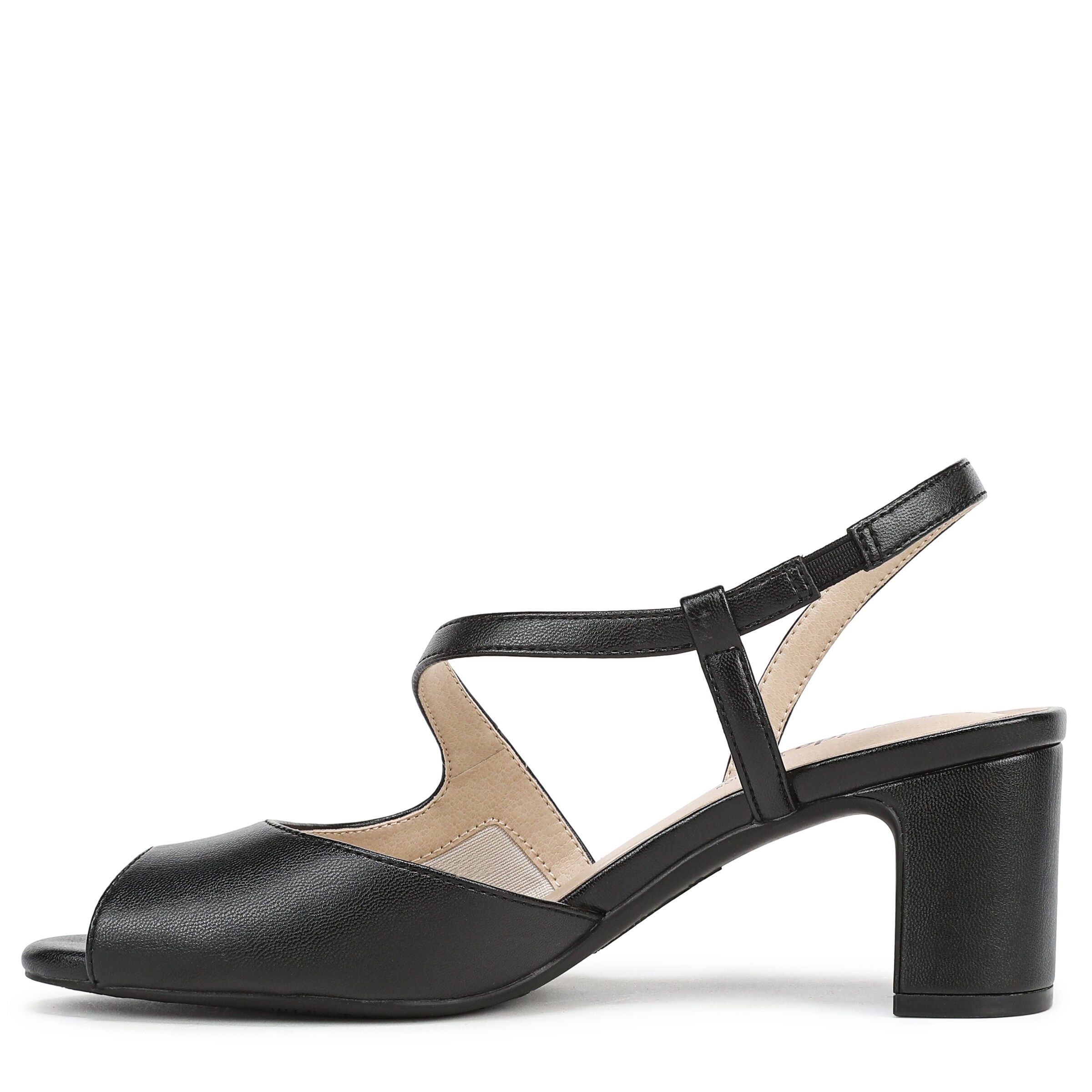 Theo Peep Toe Pump, BLACK, alternate image number 5