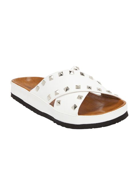 Gia Footbed Sandal , WHITE, hi-res image number null